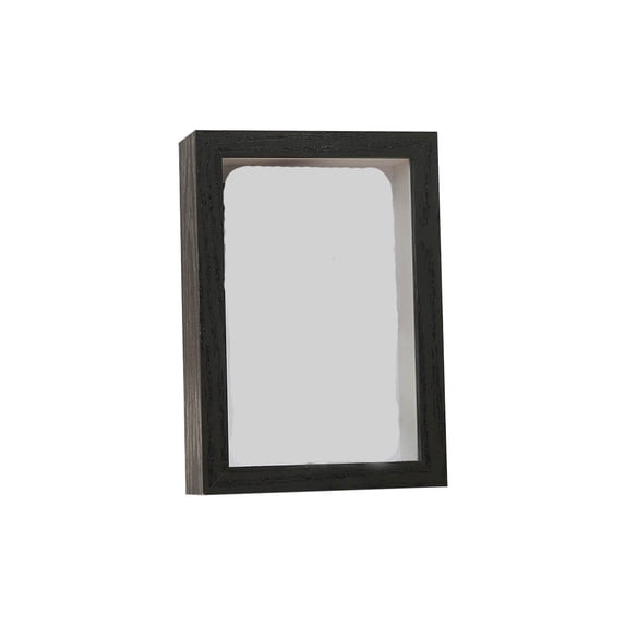 6x4 Inch Box Picture Frame Display Case,Solid Wood Hinged Glass Window for Photos,Keepsakes,Bouquets,Medals and Collectibles,Multi-Purpose Home and Office Decorative Display Case-C