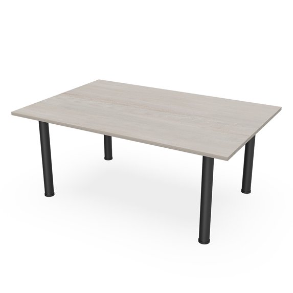 6x4 Rectangular Conference Table Post Legs Electric And Data