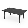 thumbnail image 1 of 6x4 Rectangular Conference Table  Post Legs Electric And Data, 1 of 7
