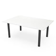 thumbnail image 1 of 6x4 Rectangular Conference Table  Post Legs Electric And Data, 1 of 5