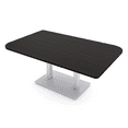 thumbnail image 1 of 6x4 Rounded Corner Conference Table Metal Base And Electrical Module, 1 of 5