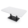 thumbnail image 1 of 6x4 Rounded Corner Conference Table Metal Base And Electrical Module, 1 of 5