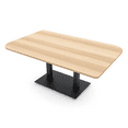 thumbnail image 1 of 6x4 Rounded Corner Conference Table Metal Base And Electrical Module, 1 of 5