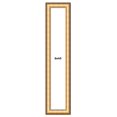 thumbnail image 1 of 6x40 Frame Gold Plein Aire Solid Wood Picture Frame Width 2 Inches | Interior Frame Depth 0.5, 1 of 8