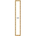 thumbnail image 1 of 6x48 Frame Gold Bamboo Picture Frame - Complete Modern Photo Frame Includes UV Acrylic Shatter, 1 of 8