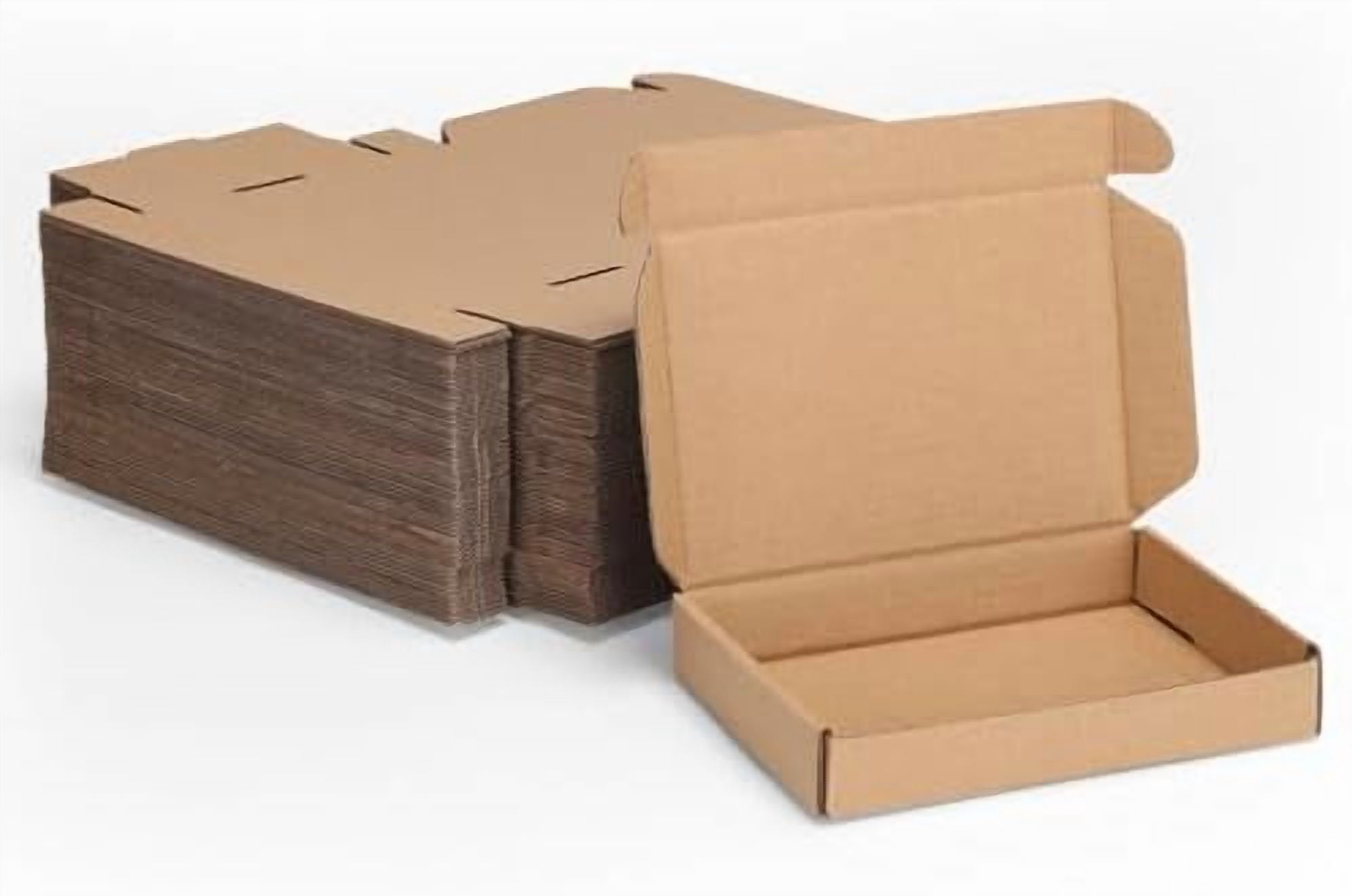 6x4x1 Inches Shipping Boxes Pack of 50, Small Corrugated Cardboard Box for Mailing Mailer Packing, Brown