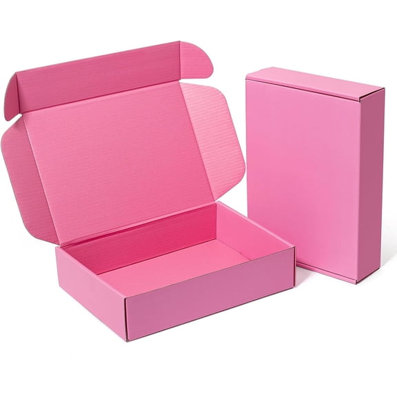 6x4x3 Inches Small Black Shipping Boxes 25 Pack - Corrugated Cardboard Mailing Box for Small Business, Tab Locking Literature Mailer for Packing Jewelry Ornament Gift Craft Packaging Supplier