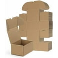 thumbnail image 1 of 6x4x3 Small Shipping Boxes Set of 40, Brown Corrugated Cardboard Mailer Box for Packing, Mailing, Business, 1 of 5