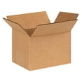 thumbnail image 1 of - 6x4x4 Pack of 100 Corrugated Cardboard Packing Shipping Mailing Moving Carton Boxes, 1 of 4
