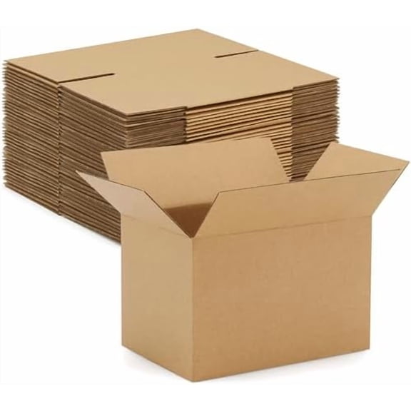 6x4x4-Small-Shipping-Boxes-30-Pack-Brown-Corrugated-Box-Mailers, Cardboard Boxes for Packaging Small Business, Mailing