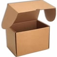 thumbnail image 1 of 6x4x4 inches Small Shipping Boxes Set of 25 - Brown Mailer Corrugated Cardboard Boxes for Shipping Packaging Mailing Products, 1 of 4