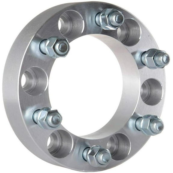 6x5.5 to 6x5.5 Wheel Spacers 1.25 Inch 7/16-20 Compatible with Chevy Compatible with GMC 6 Lug K10 Blazer Grade 12.9 Studs One Piece