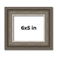 thumbnail image 1 of 6x5 Frame Brown Solid Wood Picture Frame | 1.75 Inch Moulding Width | Austin Frame Complete with UV, 1 of 8