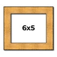 thumbnail image 1 of 6x5 Frame Gold Rustic Solid Wood Picture Frame | 1.25 Inch Wide Moulding | Rustique Gold Collection, 1 of 8
