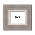 thumbnail image 1 of 6x5 IN Frame Grey Real Wood Picture Frame Width 2.75 Inches | Interior Frame Depth 0.5 Inches |, 1 of 8