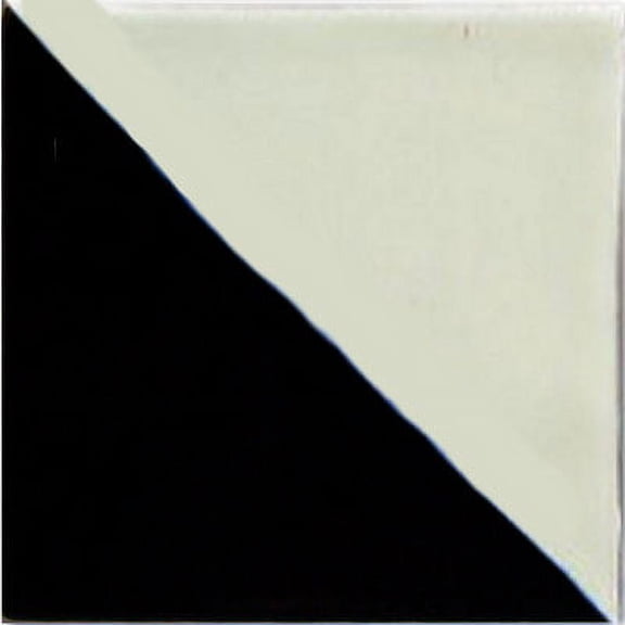 6x6 Black Harlequin Talvara Mexican Tile, Set of 4 pcs