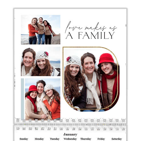 6x6 Business Wall Calendar, 12 Month