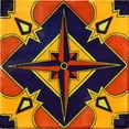 thumbnail image 1 of 6x6 Cotija Talavera Mexican Tile, Set of 4 pcs, 1 of 2