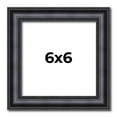 thumbnail image 1 of 6x6 Frame Black Real Wood Picture Frame Width 1.25 inches | Interior Frame Depth 0.5 inches |, 1 of 8