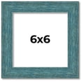 thumbnail image 1 of 6x6 Frame Blue Rustic Barnwood Solid Wood Picture Frame Width 1.25 Inches | Interior Depth 0.5, 1 of 8