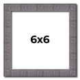 thumbnail image 1 of 6x6 Frame Slate Blue Distressed Rustic Solid Wood Picture Frame | 0.75 Inch Moulding Width |, 1 of 8