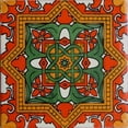 thumbnail image 1 of 6x6 Galicia Talavera Mexican Tile, Set of 4 pcs, 1 of 2