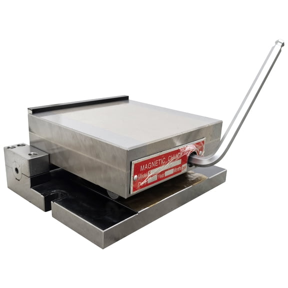 6x6 Inch Magnetic Sine Plate Rectangular Magnetic Chuck Fine Pole Permanent Magnet Sucker