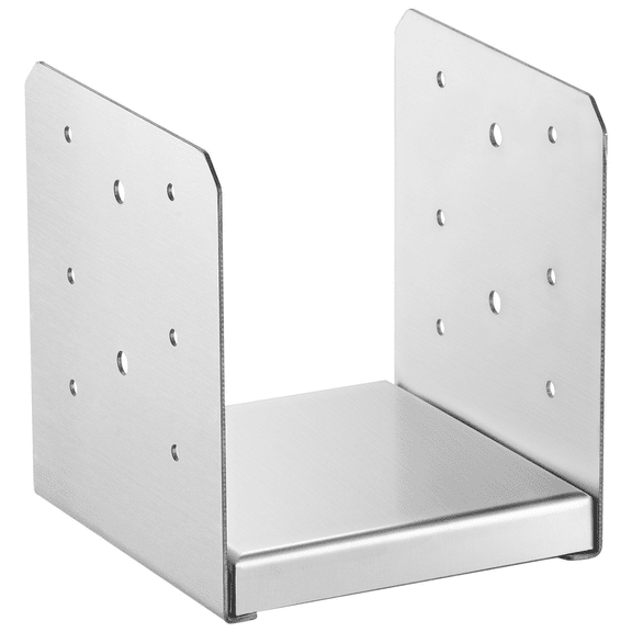6x6 Post Base - 10 Pcs Stainless Steel Adjustable Anchor Bracket, Deck Porch Railing Support