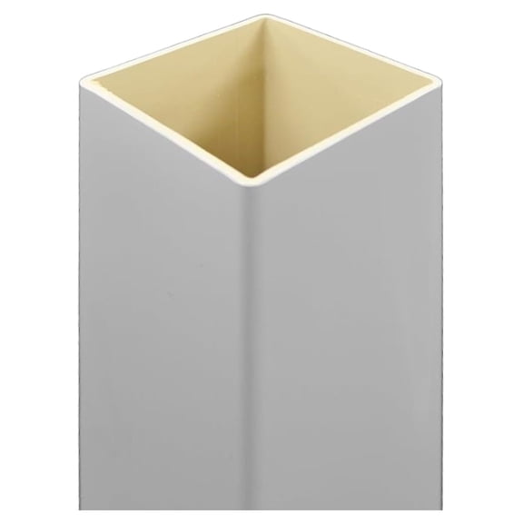 6x6 Post Sleeve – Weatherproof Premium Outdoor Vinyl Post Cover for Lasting Durability and Easy Installation on Decks, Patios, Porches or Mailbox Posts (6" x 6" x ", White)