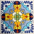 thumbnail image 1 of 6x6 Primavera Talavera Mexican Tile, Set of 4 pcs, 1 of 2
