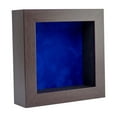 thumbnail image 1 of 6x6 Shadow Box Frame In Brown With A 1 3/4" Usable Depth Includes Royal Blue Suede Acid-Free, 1 of 6