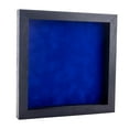 thumbnail image 1 of 6x6 Shadow Box Frame Textured Black Wood | With a 3/4" Usable Display Depth | Includes a Royal Blue, 1 of 5