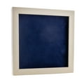 thumbnail image 1 of 6x6 Shadow Box Frame White Washed Wood | With a 3/4" Usable Display Depth | Includes a Navy Blue, 1 of 6