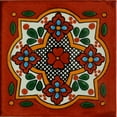 thumbnail image 1 of 6x6 Tepupa Talavera Mexican Tile, Set of 4 pcs, 1 of 2