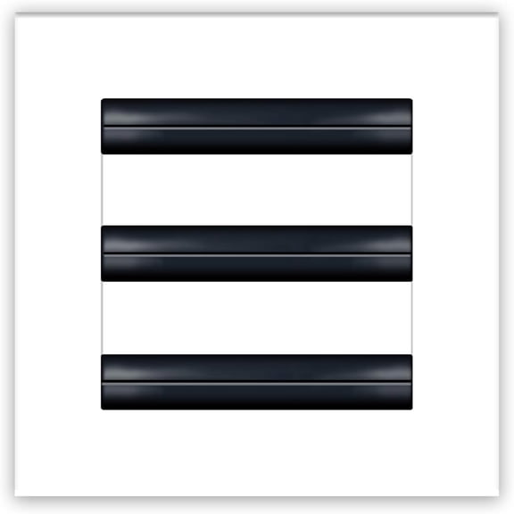 - 6x6 White Modern AC Vent Cover - Decorative Air Vent - Standard Linear Slot Diffuser - Register Grille for Ceiling, Walls & Floors - Texas