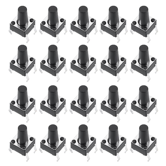 6x6x10mm Panel PCB Momentary Tactile Tact Push Button Switch DIP 20PCS