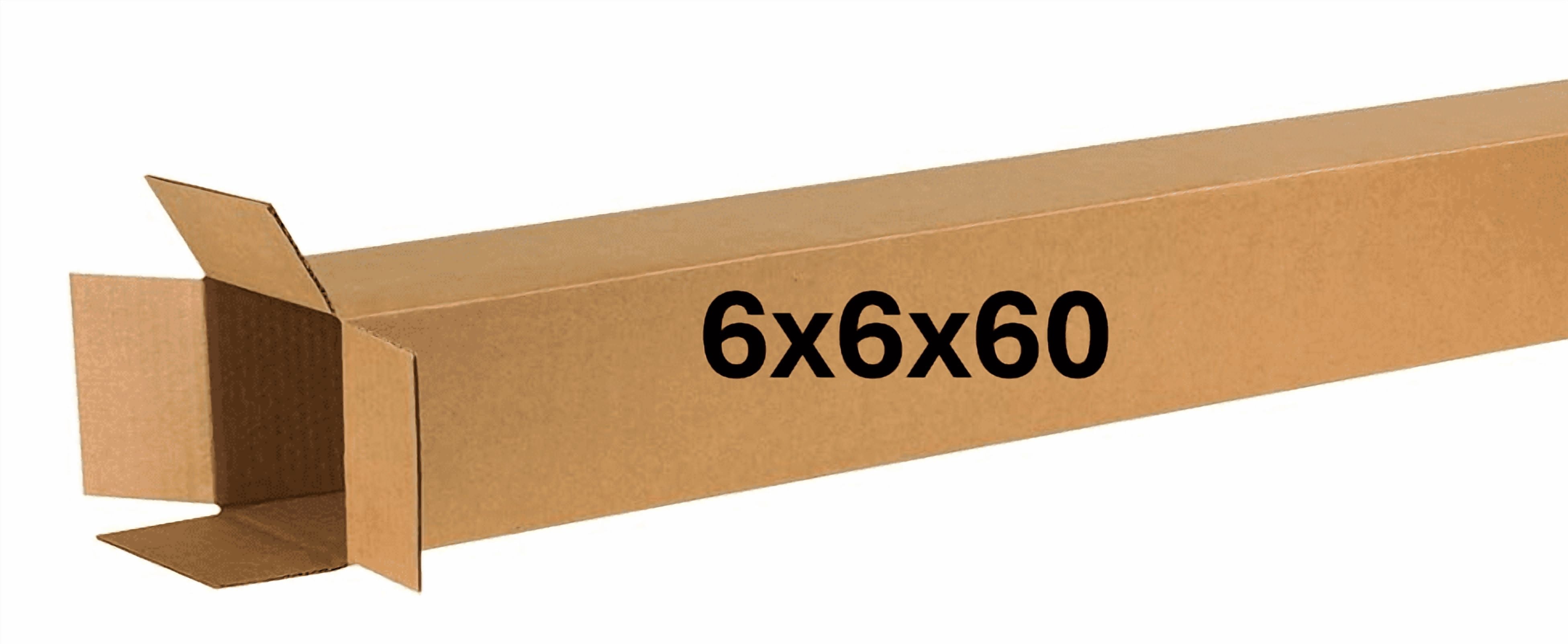 6x6x60 (200 lb strength) | SINGLE CARDBOARD BOX | TALL - Walmart.com
