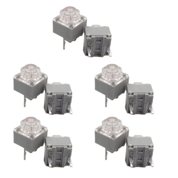 6x6x7.2mm HUANO Quiet Switches 10Million Clicks Life Button 2Pins Switches 2PCs/10PCs