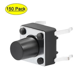 6x6x7mm Panel Micro PCB Momentary Tactile Tact Push Button Switch DIP 150PCS