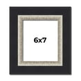 thumbnail image 1 of 6x7 Frame Black Real Wood Picture Frame Width 2.25 Inches | Interior Frame Depth 0.5 Inches |, 1 of 8