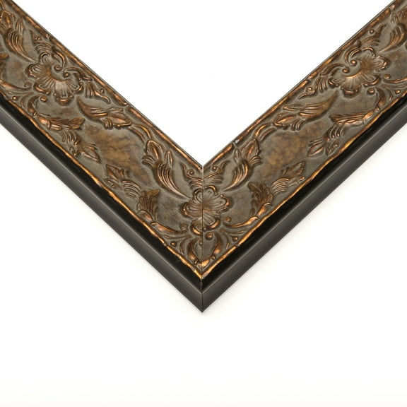 6x7 Frame Brown Solid Wood Picture Frame Width 1.75 Inches | Interior Frame Depth 0.375 Inches |