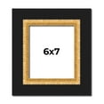 thumbnail image 1 of 6x7 Frame Gold Real Wood Picture Frame Width 2.25 Inches | Interior Frame Depth 0.5 Inches |, 1 of 8