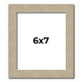 thumbnail image 1 of 6x7 Frame Grey Solid Wood Picture Frame Width 1 Inches | Interior Frame Depth 0.5 Inches |, 1 of 8