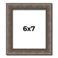 thumbnail image 1 of 6x7 Frame Silver Real Wood Picture Frame Width 1.25 Inches | Interior Frame Depth 0.5 Inches | Diem, 1 of 8