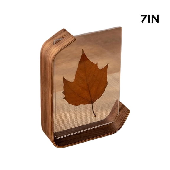 6x7 Inch Acrylic Photo Frame, Multi-Layered Display for Dust-Free Preservation, Ideal for Desktop Plant Photography