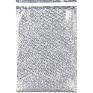 45ct 8x14 Clear Self-Sealing Bubble Pouches – 3/16” Bubble, Perforated Roll