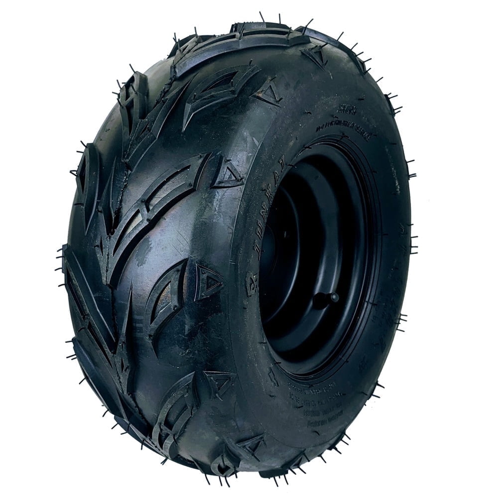 RedCap Complete 16x8-7 Tire and Rim Assembly 3 Bolt Taotao Kandi Redcat ...