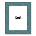 thumbnail image 1 of 6x8 Frame Blue Rustic Barnwood Solid Wood Picture Frame Width 1.25 Inches | Interior Depth 0.5, 1 of 8