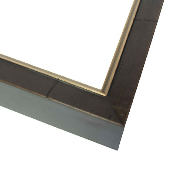 6x8 Frame Brown & Gold Solid Wood Shadow Box Width 1.25 Inches | Interior Frame Depth 2 Inches |