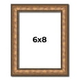 thumbnail image 1 of 6x8 Frame Gold Real Wood Picture Frame Width 1.25 inches | Interior Frame Depth 0.5 inches | Garrin, 1 of 8